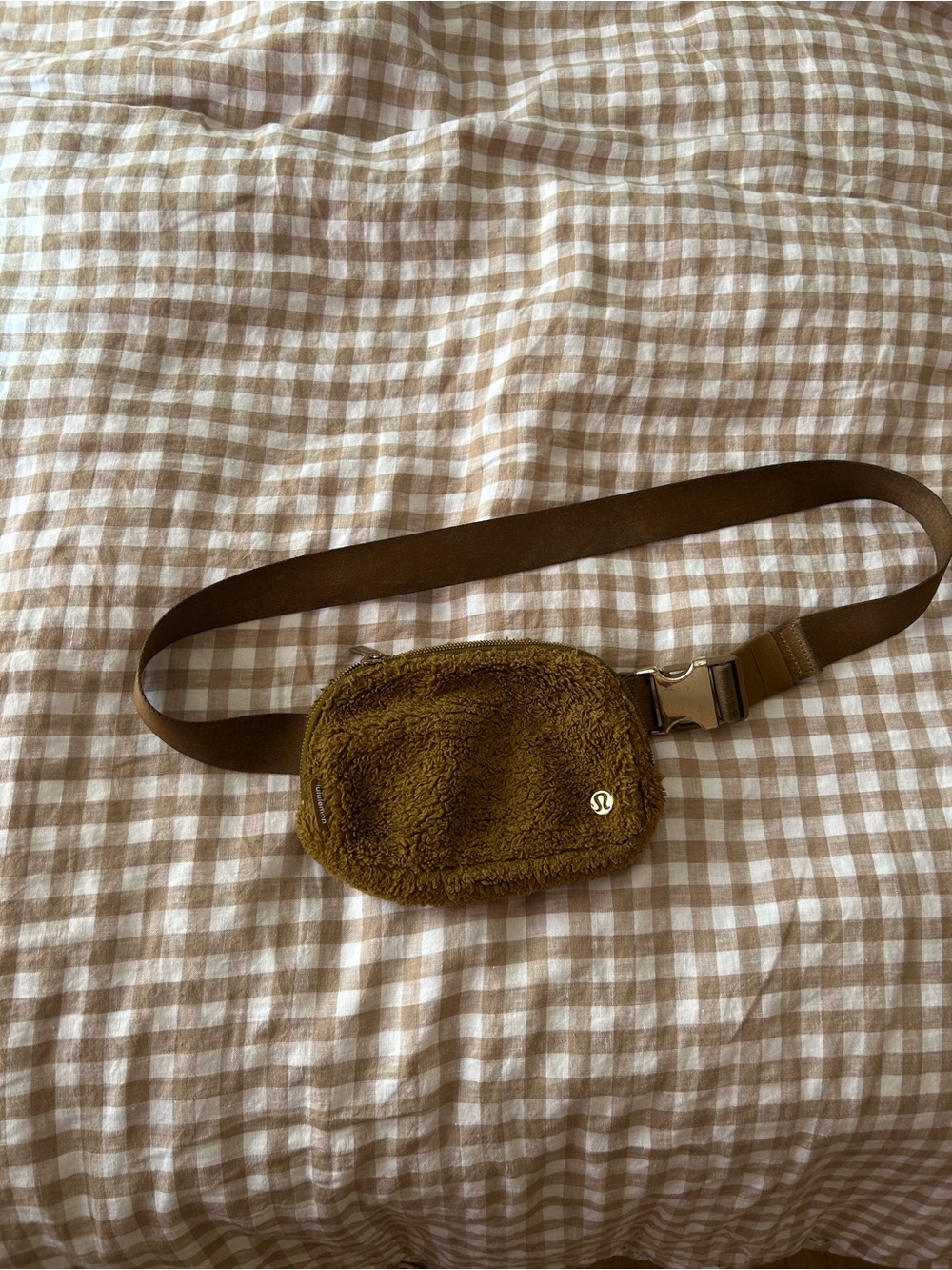 lululemon athletica brown cross body bag